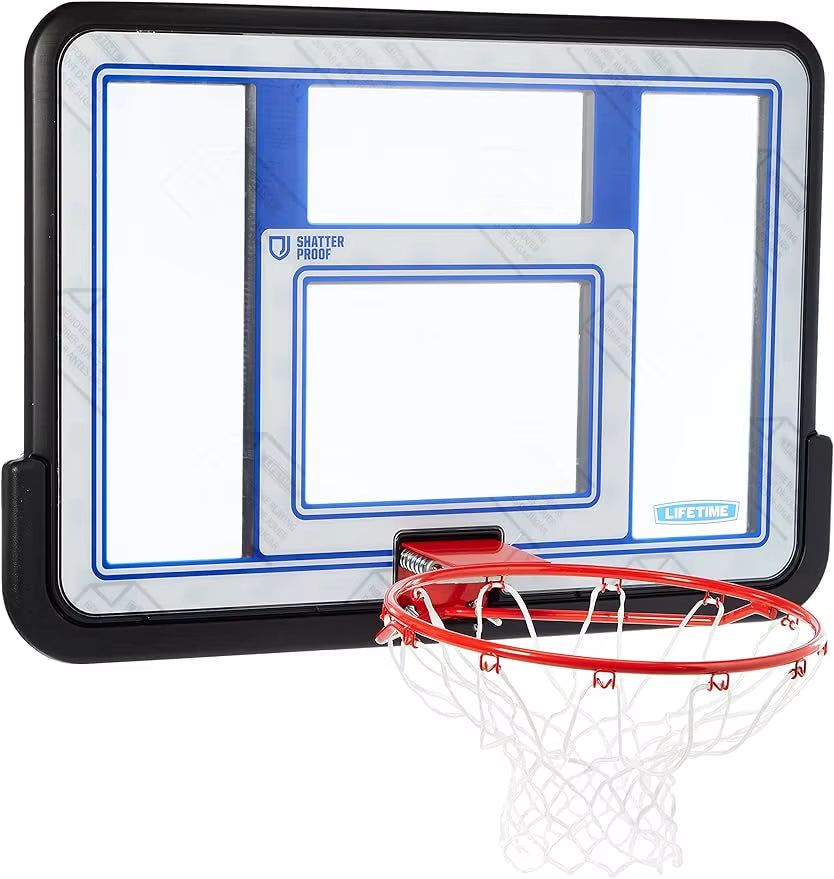 44 Inch Shatterproof Backboard and Rim Combo Kit