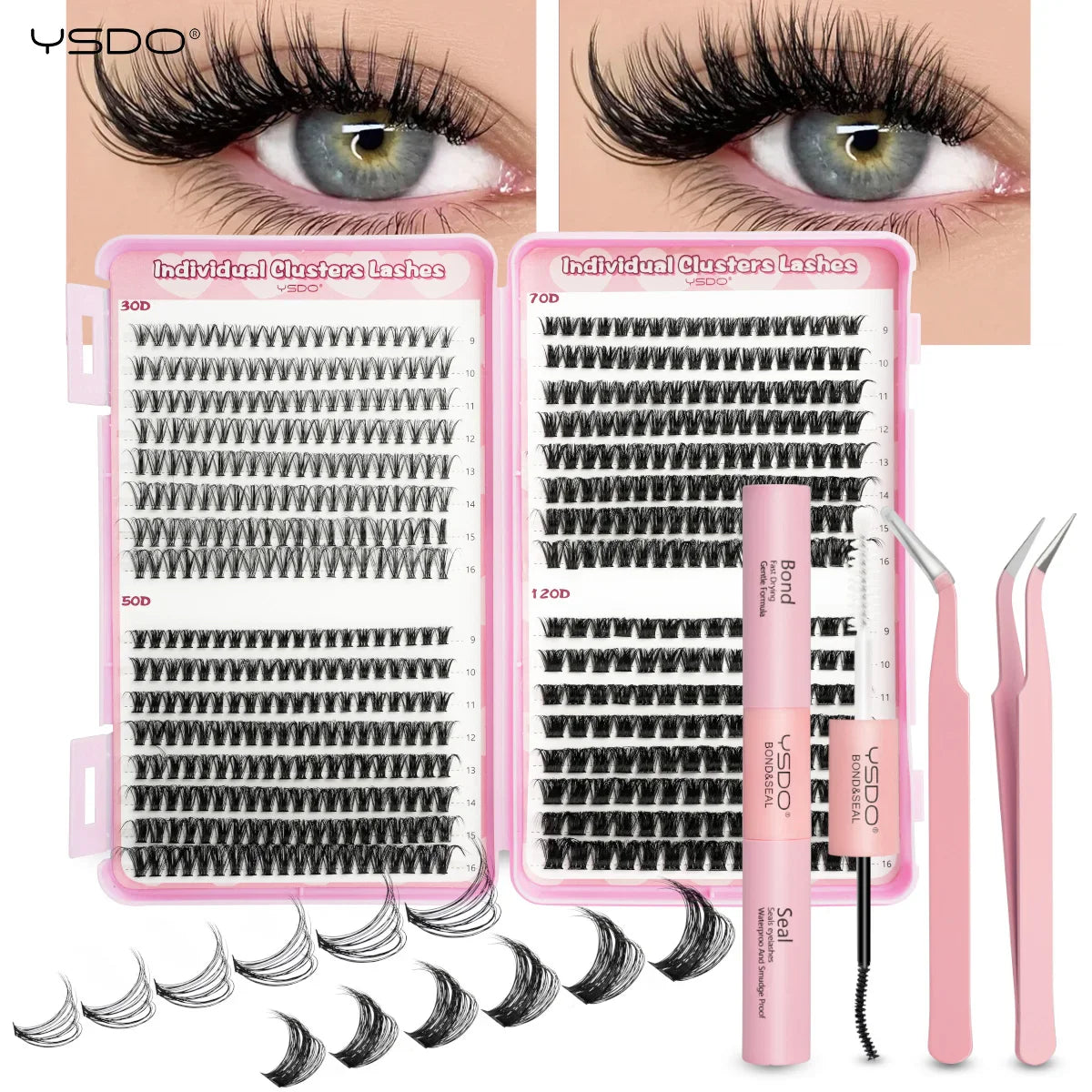 Fairy Manga C Curl Wet Look DIY Lash Extension Kit