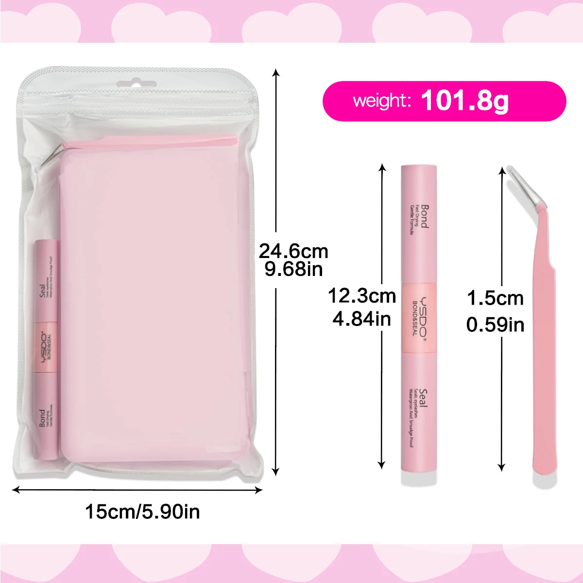 uCoolMe Fairy Manga C Curl Wet Look DIY Lashes Extension Kit - Eyelash Extensions, Eyelash Extension