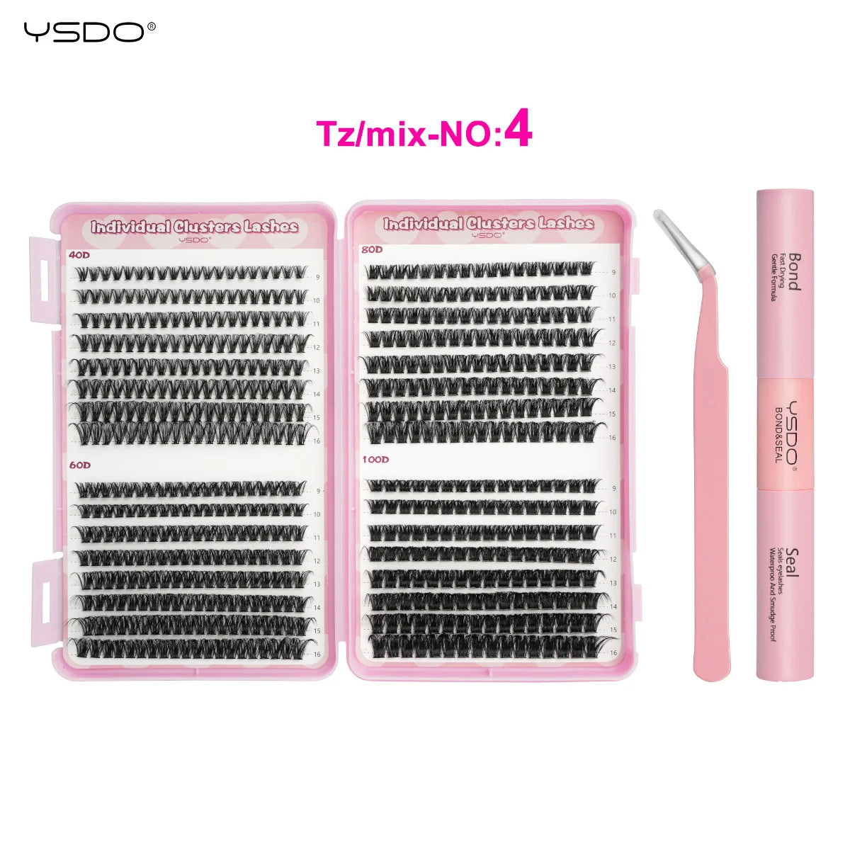 uCoolMe Fairy Manga C Curl Wet Look DIY Lashes Extension Kit - Eyelash Extensions, Eyelash Extension