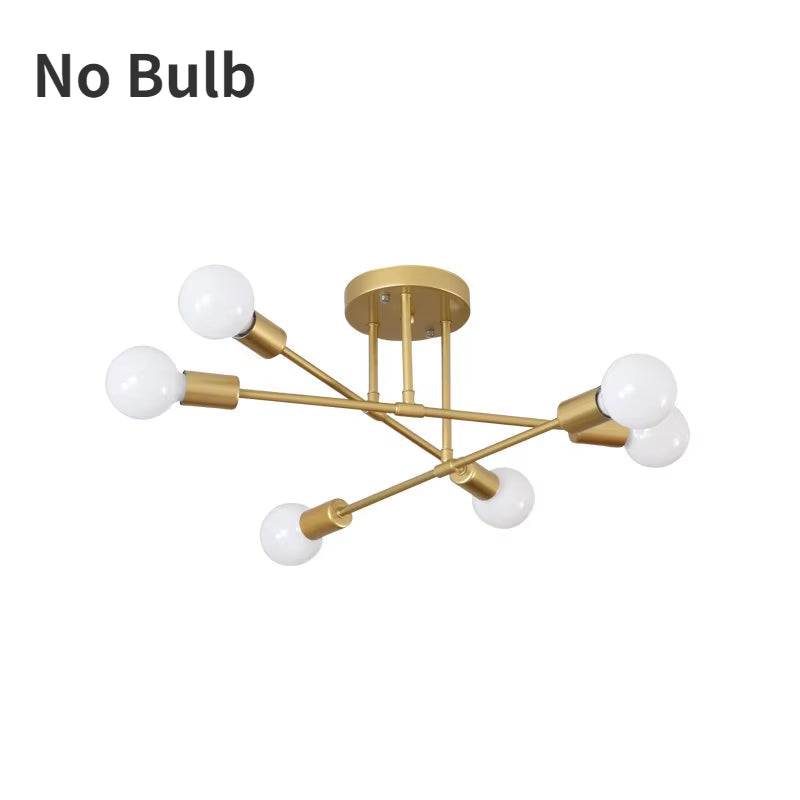Dropshiping Modern Chandelier Simple Home Decor Lighting LED Bulbs Ceiling Lamp for Bedroom Dining Room Living Room Pendant Lamp