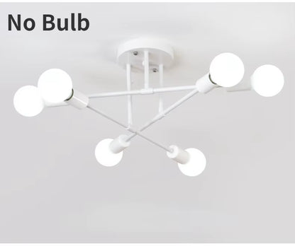 Dropshiping Modern Chandelier Simple Home Decor Lighting LED Bulbs Ceiling Lamp for Bedroom Dining Room Living Room Pendant Lamp