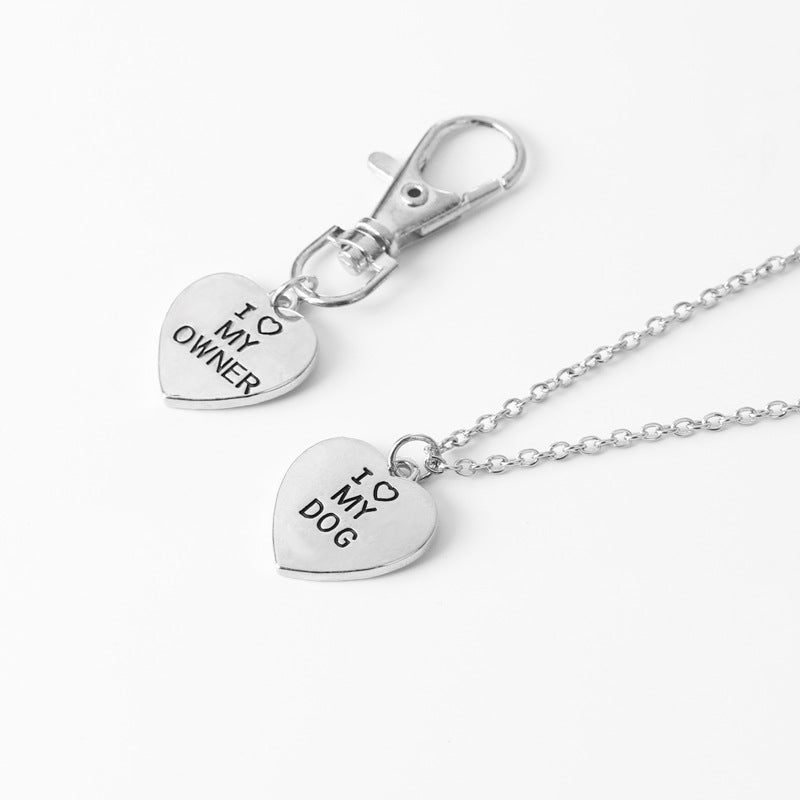 Love My Owneri Love My Dog Pet Dog Bone Necklace