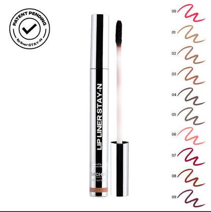 LIP LINER STAY-N - Peel-Off Lip Liner Stain - Lasts All Day & Night Lipliner