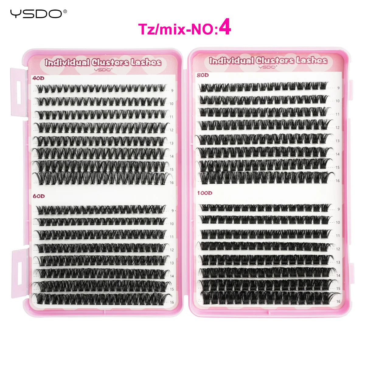 uCoolMe Fairy Manga C Curl Wet Look DIY Lashes Extension Kit - Eyelash Extensions, Eyelash Extension