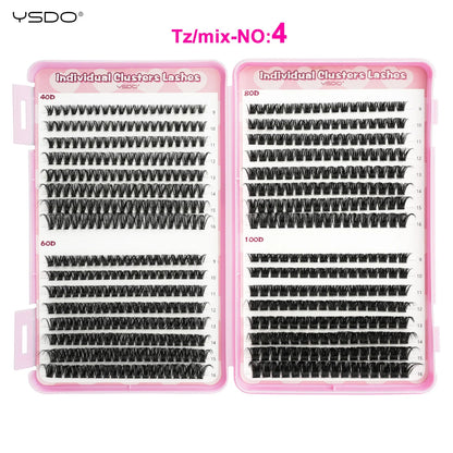 uCoolMe Fairy Manga C Curl Wet Look DIY Lashes Extension Kit - Eyelash Extensions, Eyelash Extension