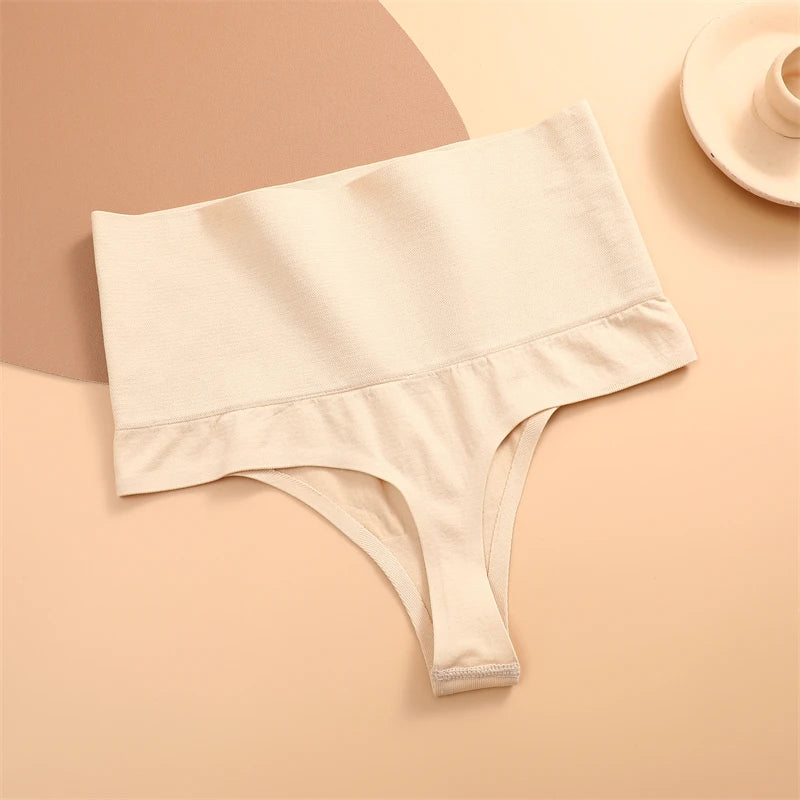 High Waist Butt Lifter Thong Panties-Tummy Control Shaping Lingerie Shapewear