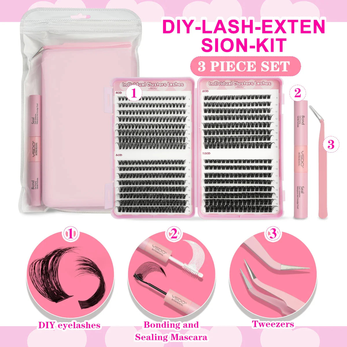 Fairy Manga C Curl Wet Look DIY Lash Extension Kit