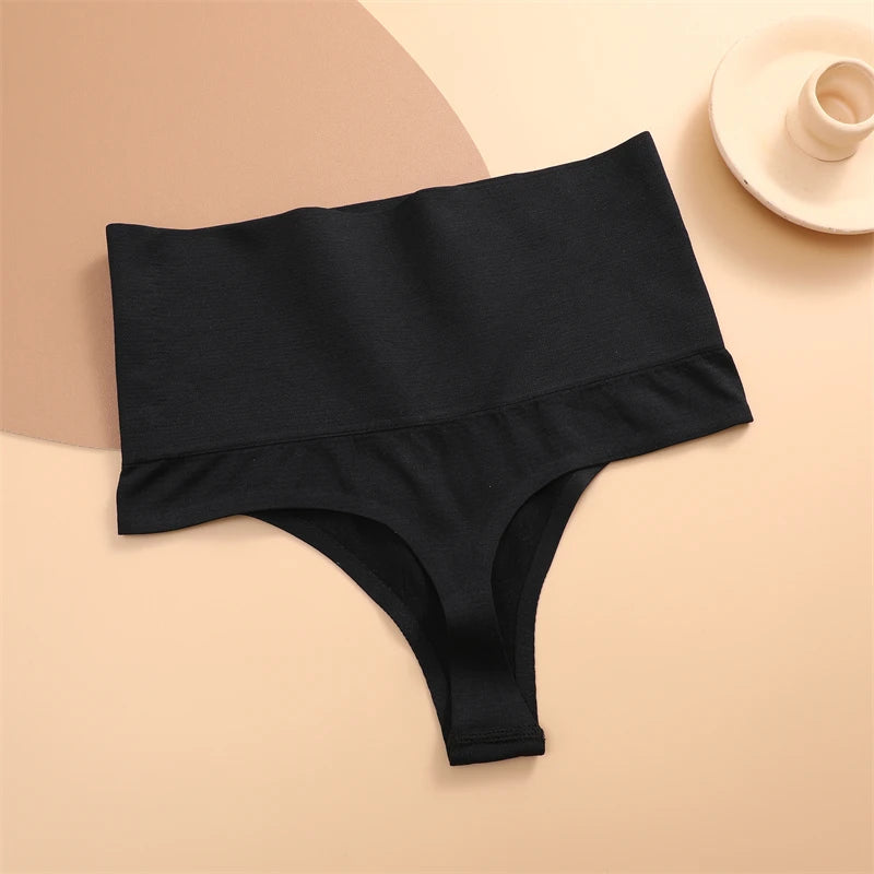 High Waist Butt Lifter Thong Panties-Tummy Control Shaping Lingerie Shapewear