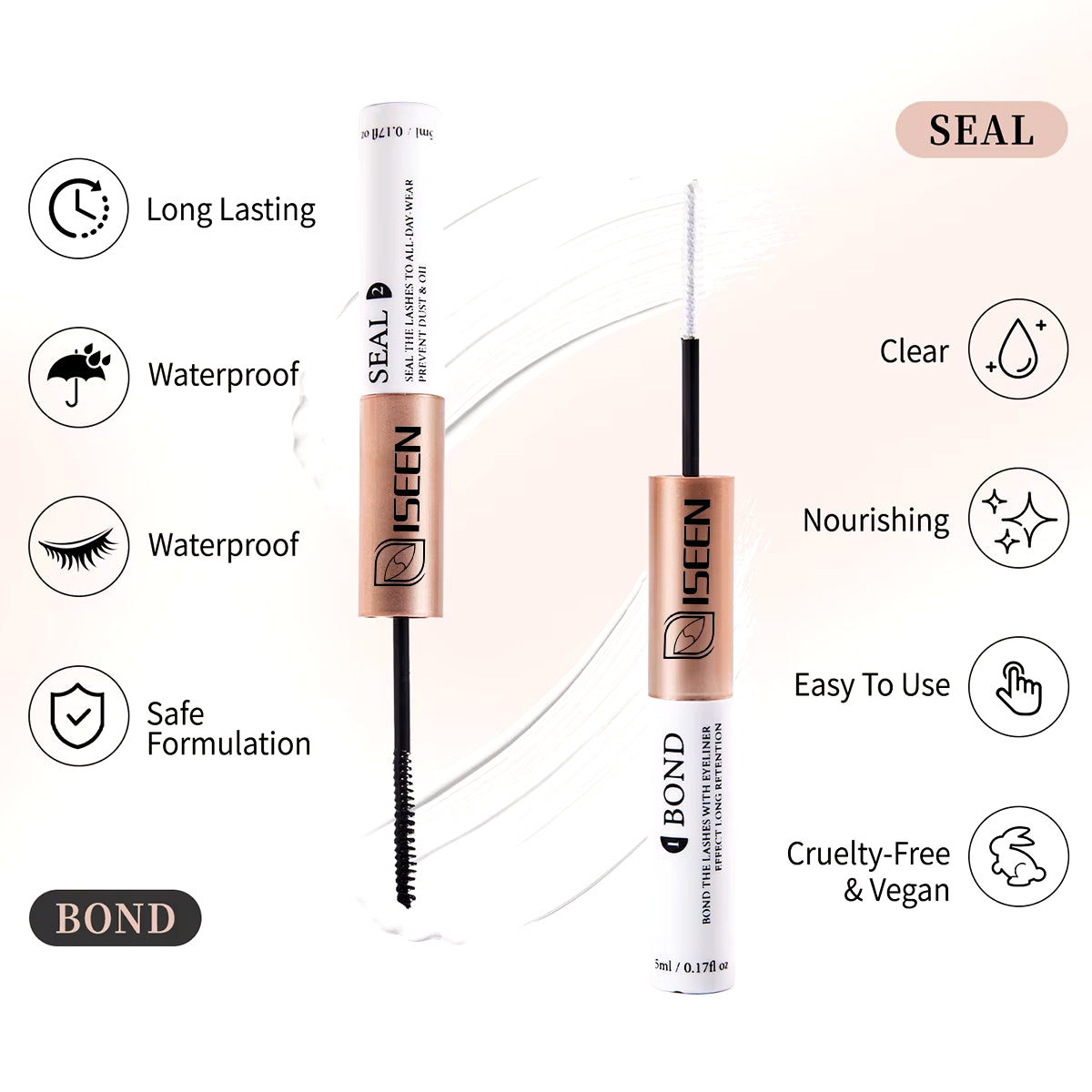 DIY Lash Extension Mix Styles Lash Clusters Individual with Bond&Seal Remover Tweezers Lash Brush for Self Application Makeup