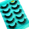 5 Pairs Classic Hybrid Volume Lashes Wispy D Curl Short Russian Strip Lashes