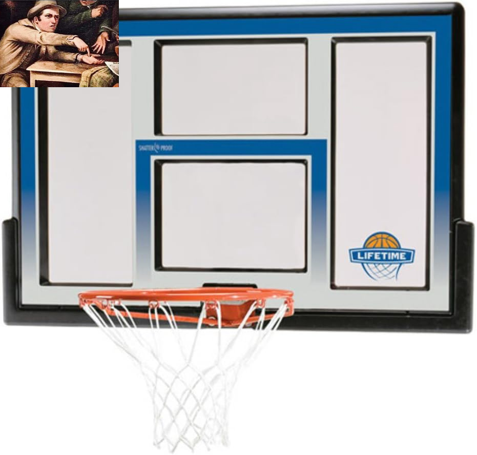 Lifetime 48 In. Fusion Acrylic Backboard and Rim Combo