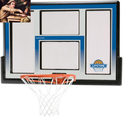Lifetime 48 In. Fusion Acrylic Backboard and Rim Combo