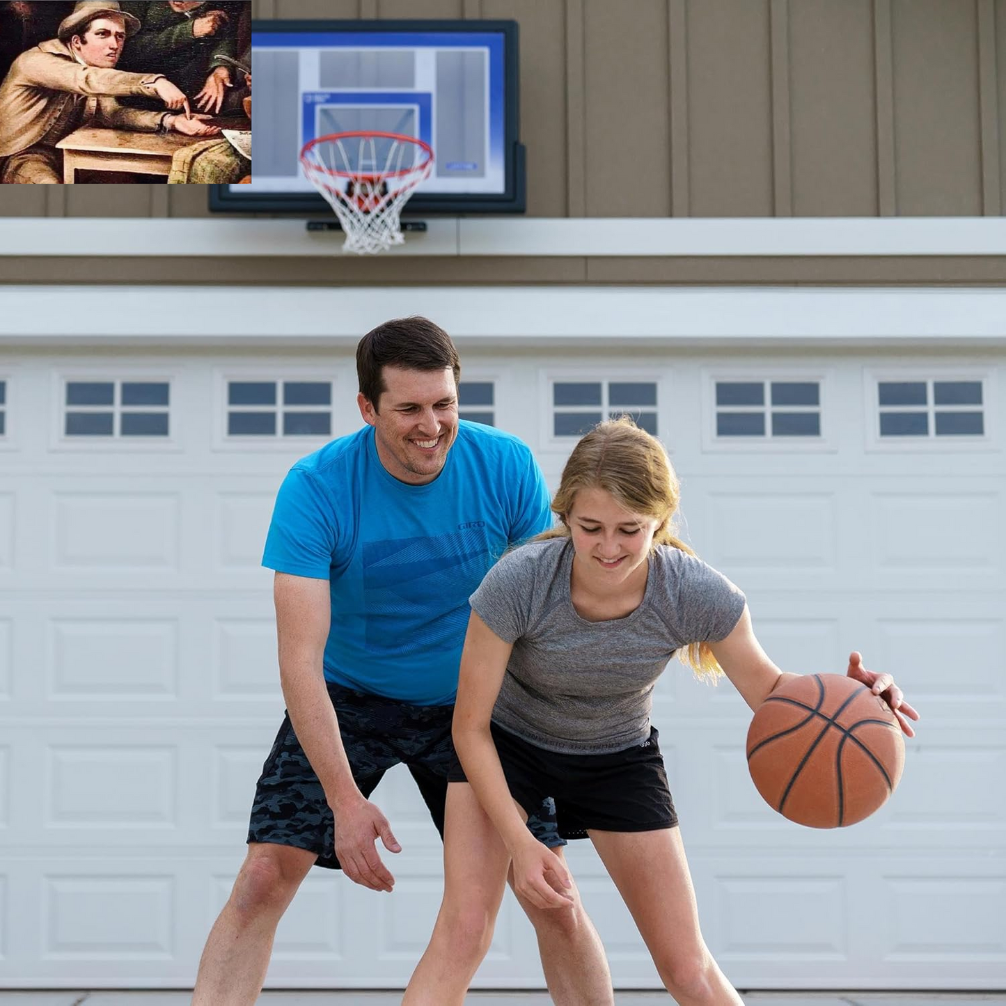 Lifetime 48 In. Fusion Acrylic Backboard and Rim Combo